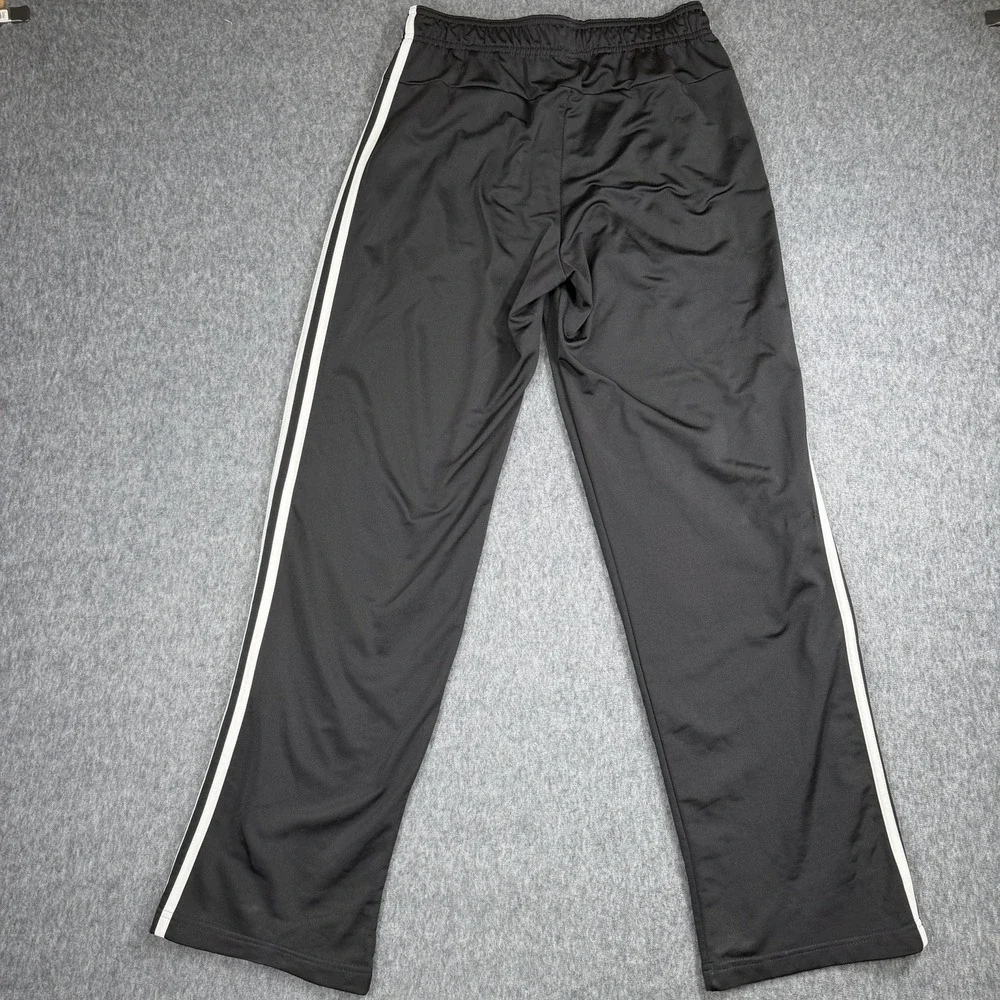 Adidas Pants Mens M Black Primegreen Essentials Open Hem Warm Up‎ Soccer Track